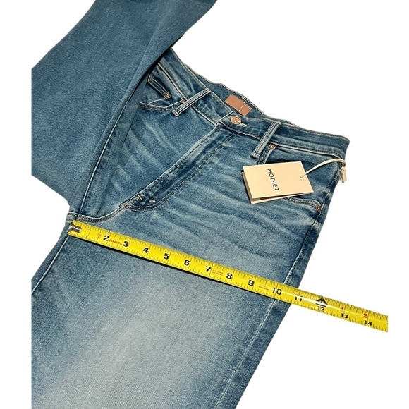 MOTHER The Rambler Zip Flood in Out of the Blue Size 28 NWT - Picture 12 of 16